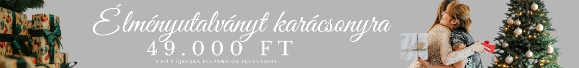 Ajándékozzon élményutalványt karácsonyra